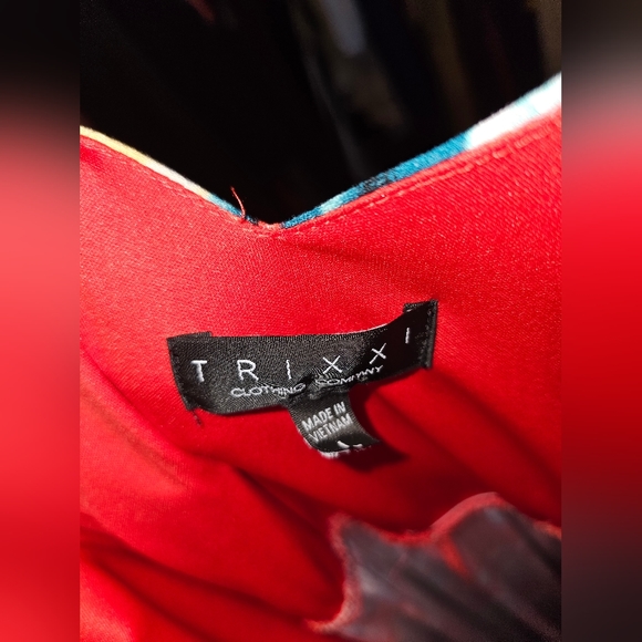 5/$25 Bundle deal! Red floral dress - Picture 2 of 4